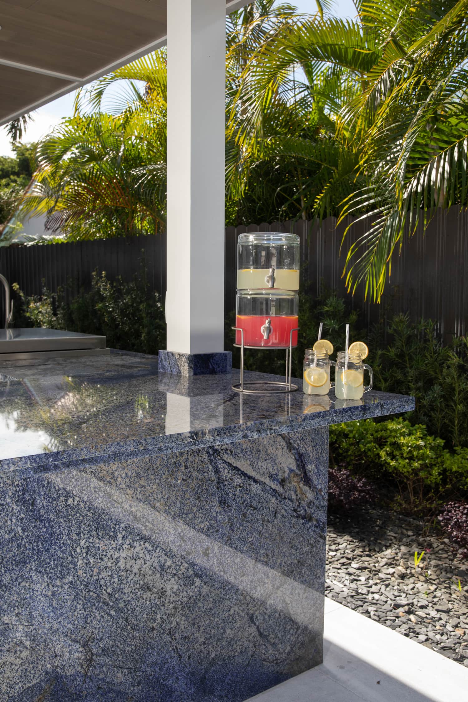 Blue Bahia Granite Outdoor Island Tops.jpg