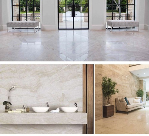 Taj Mahal Quartzite Flooring and Wall Slabs Projects Taj Mahal Quartzite Flooring and Wall Slabs Projects