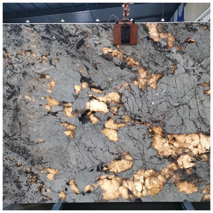 Backlit Patagonia Quartzite Slabs