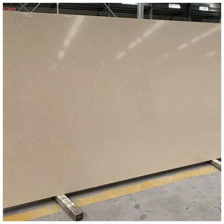 Beige Quarzplatte