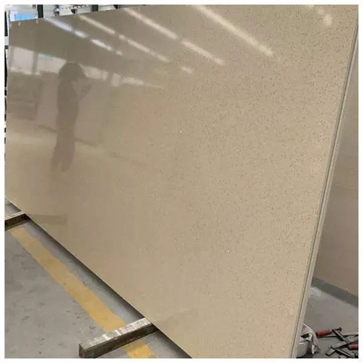 Beige Quartz Stone Slab
