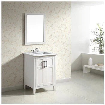 24-Zoll-Einzelwaschbecken-Badezimmer-Eitelkeitsset