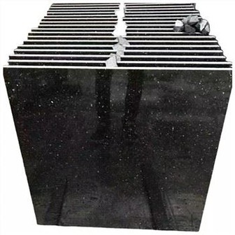 Schwarze Galaxy-Granitfliese