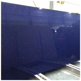 Blaue Quarzplatte
