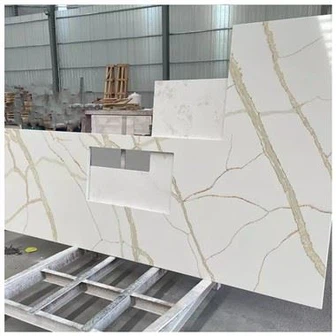 Calacatta-Goldquarz-Arbeitsplatte