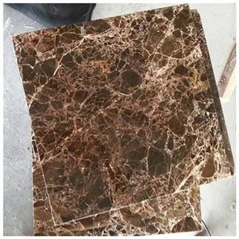 Dunkle Emperador-Marmorfliese