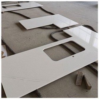 Weiße Quarz-Arbeitsplatten