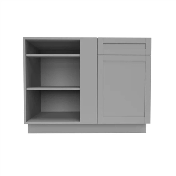 Blinder Eckunterschrank