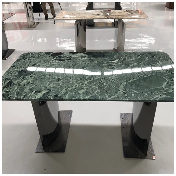 Verde Alpi Marble Tables