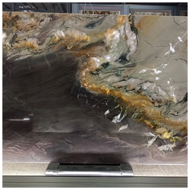 Aquarella Quartzite Backlit Slab