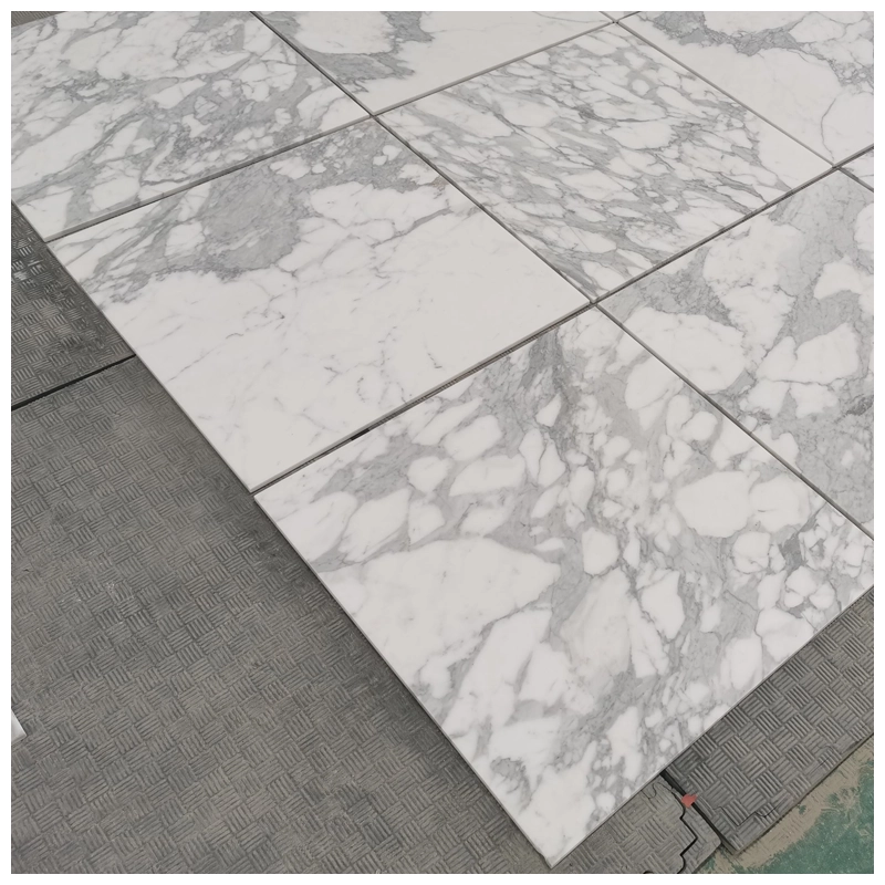 Arabescato White Marble Tiles
