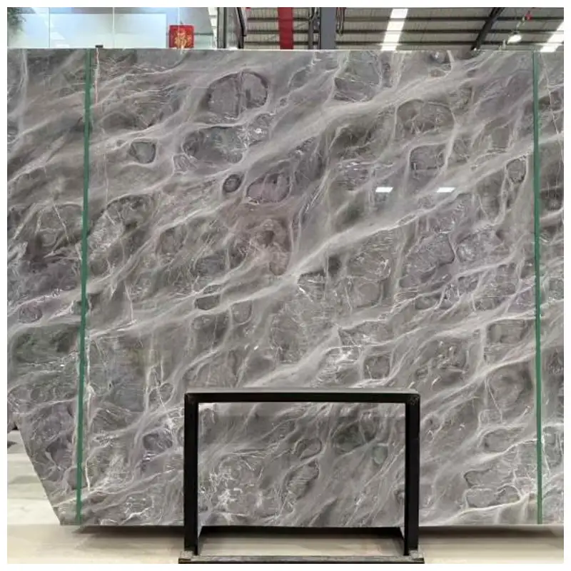 Grigio Monet Grey Marble Slab