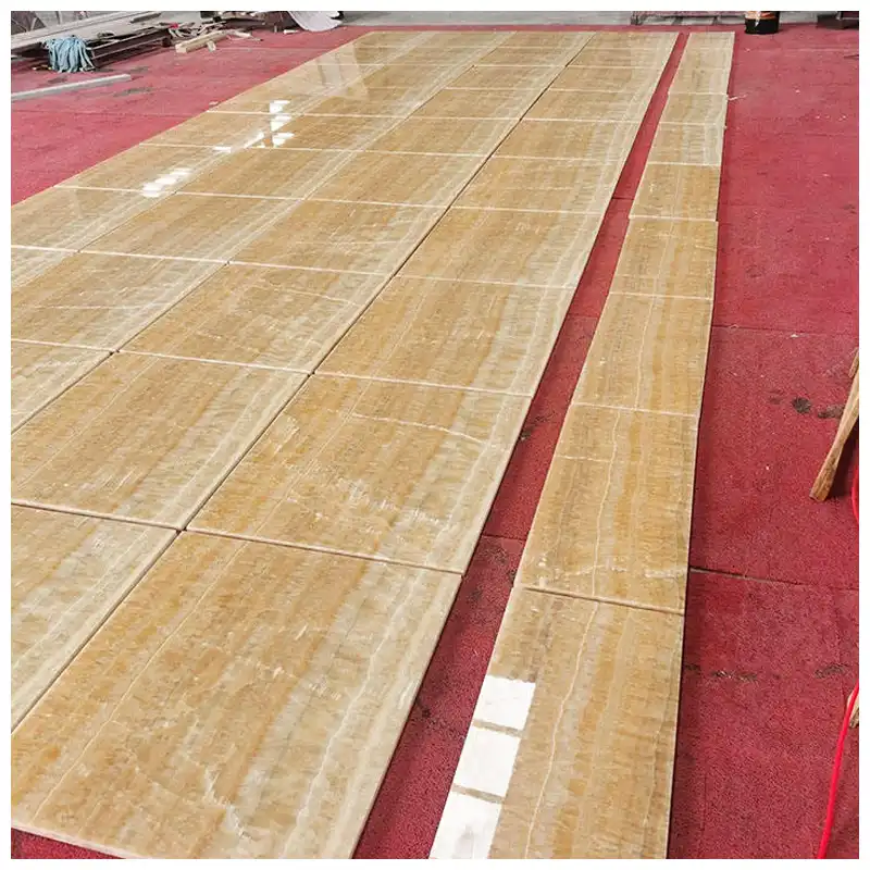 Yellow Honey Onyx Tiles