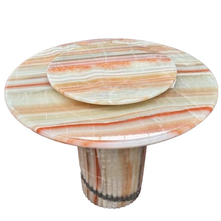 Regenbogen-Onyx-Tische