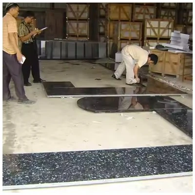 Blue Pearl Granit-Arbeitsplatte