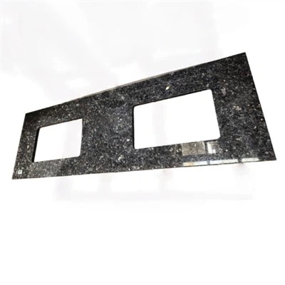 Waschtischplatten aus Granit in Silberperle-Optik